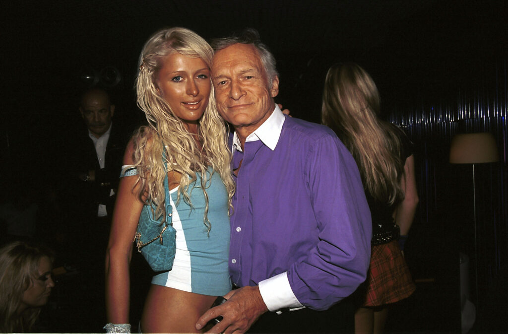 Paris Hilton i Hugh Hefner na Playboyevoj zabavi 2003. godine