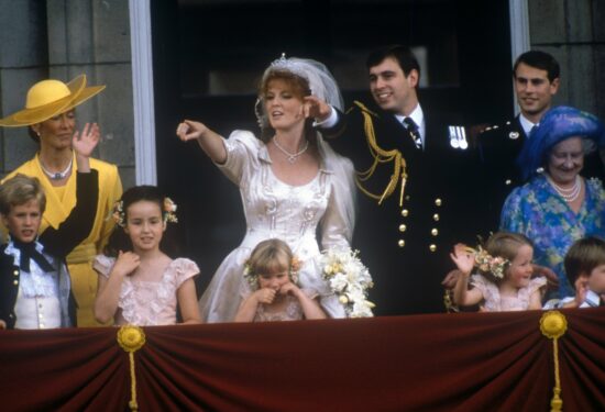 Sarah Ferguson i princ Andrew na vjenčanju
