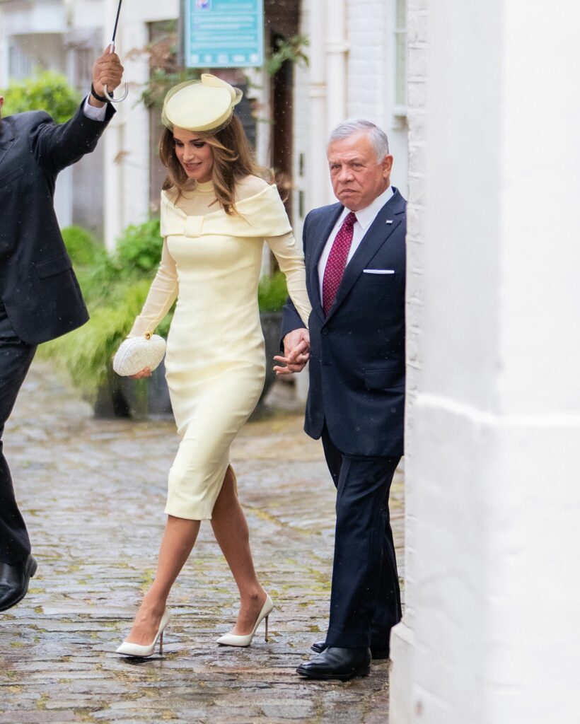 Their Majesties King Abdullah II and Queen Rania at Their Majesties King Charles III and Queen Camila’s coronation