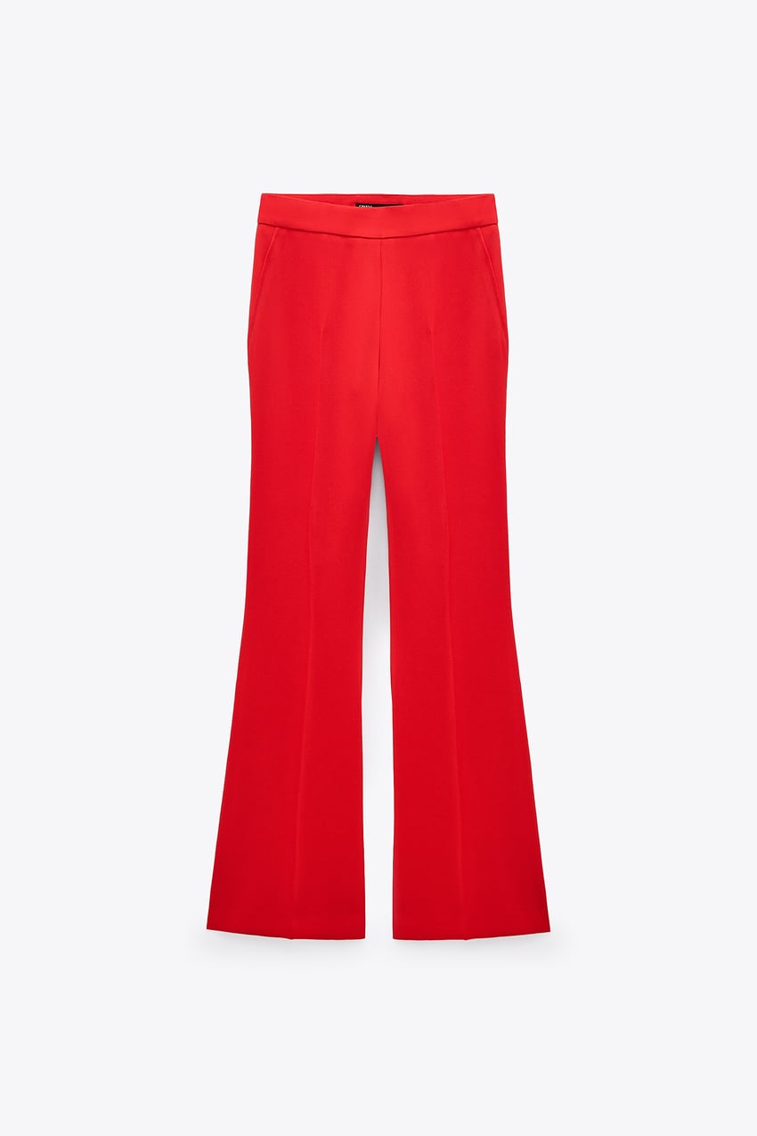 Zvonolike crvene hlače Zara