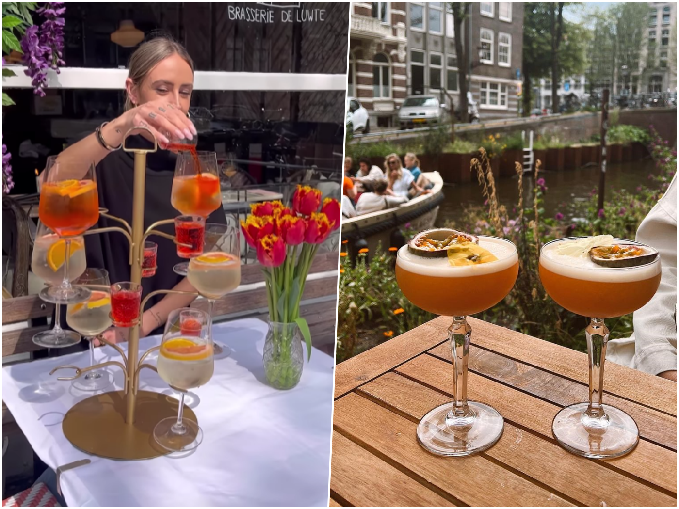 Kokteli Amsterdam Brasserie de Luwte
