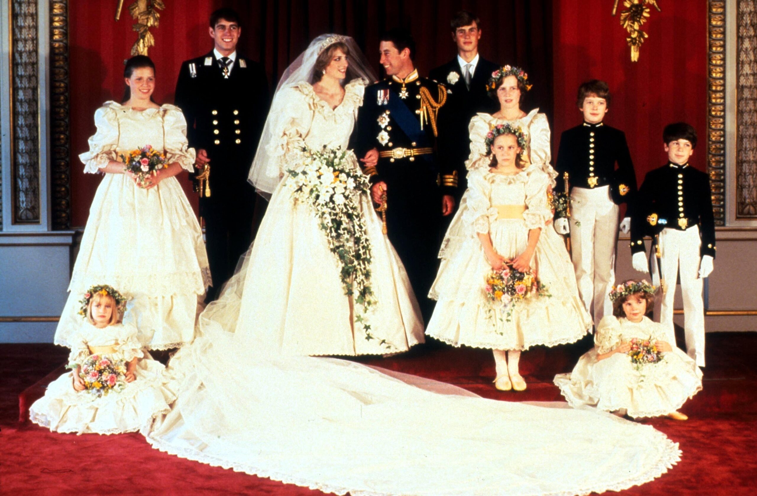Princeza Diana i princ Charles na vjenčanju 1981. godine