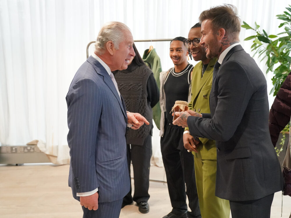 David Beckham i kralj Charles III.