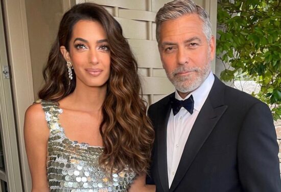 Srebrna haljina Amal Clooney
