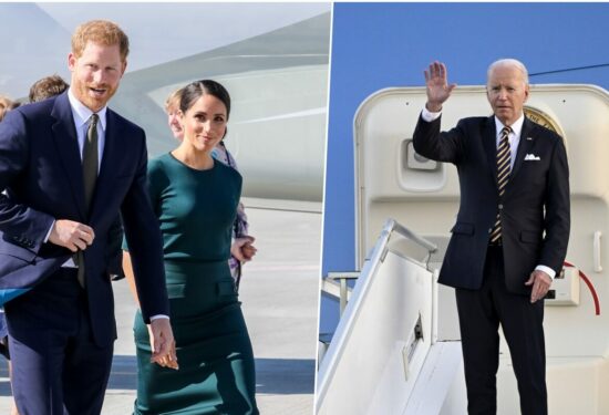 Meghan i Harry Air Force One