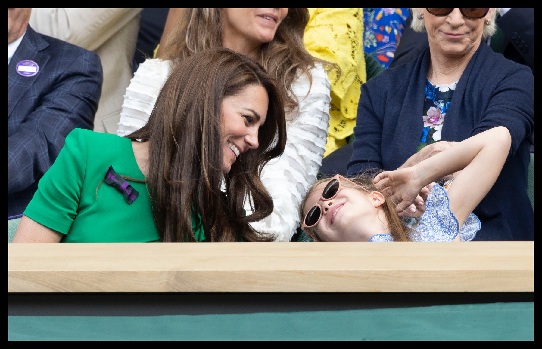 princeza Charlotte na Wimbledonu