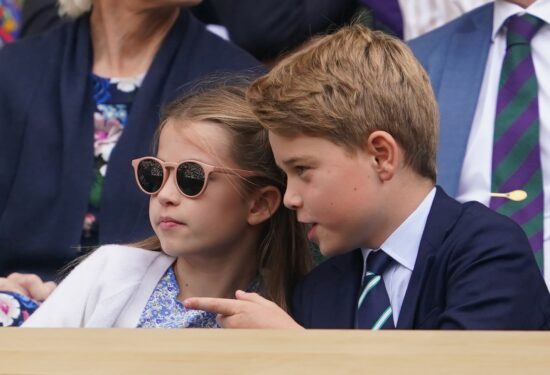 princeza Charlotte na Wimbledonu