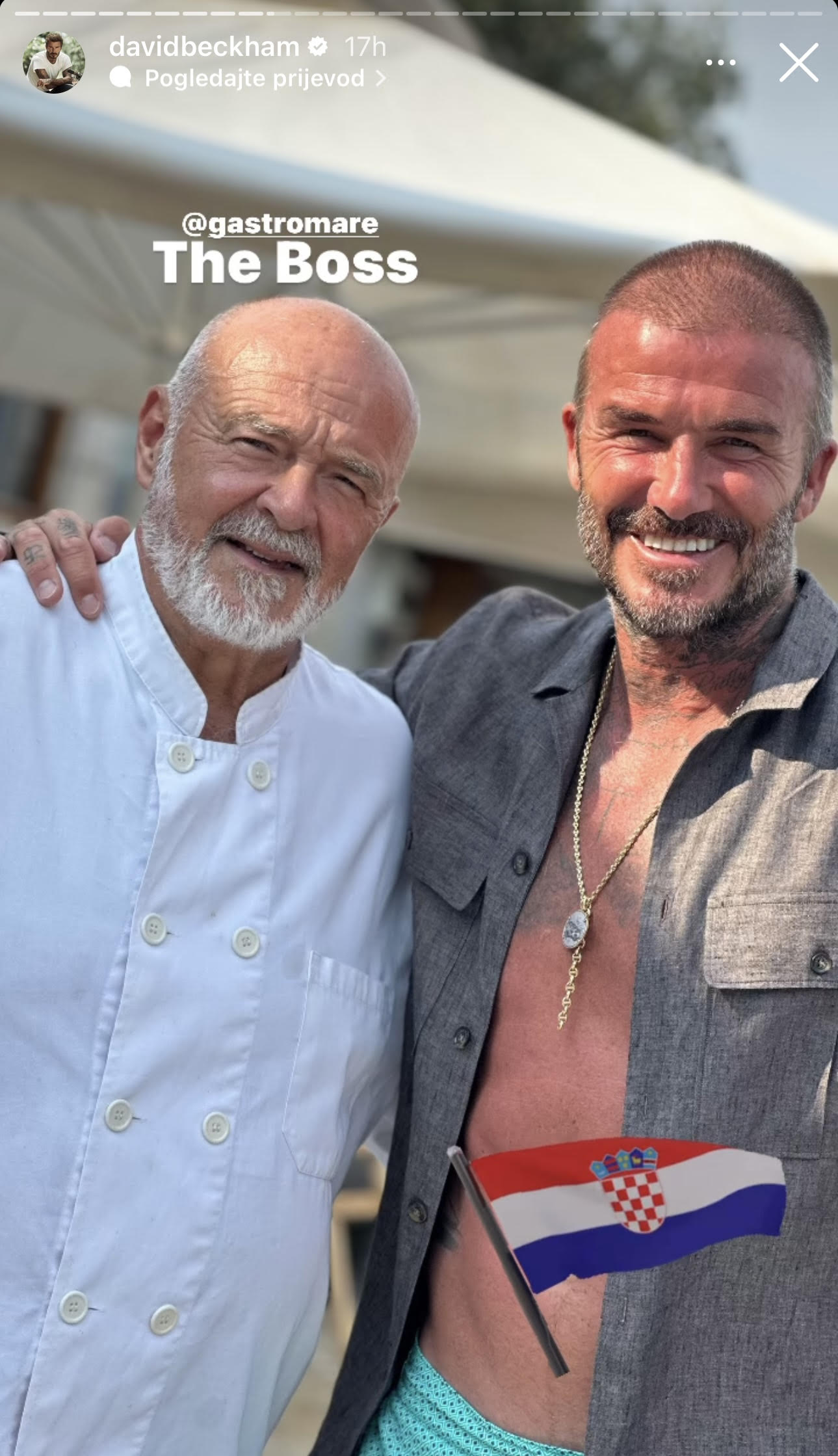 David Beckham u Hrvatskoj