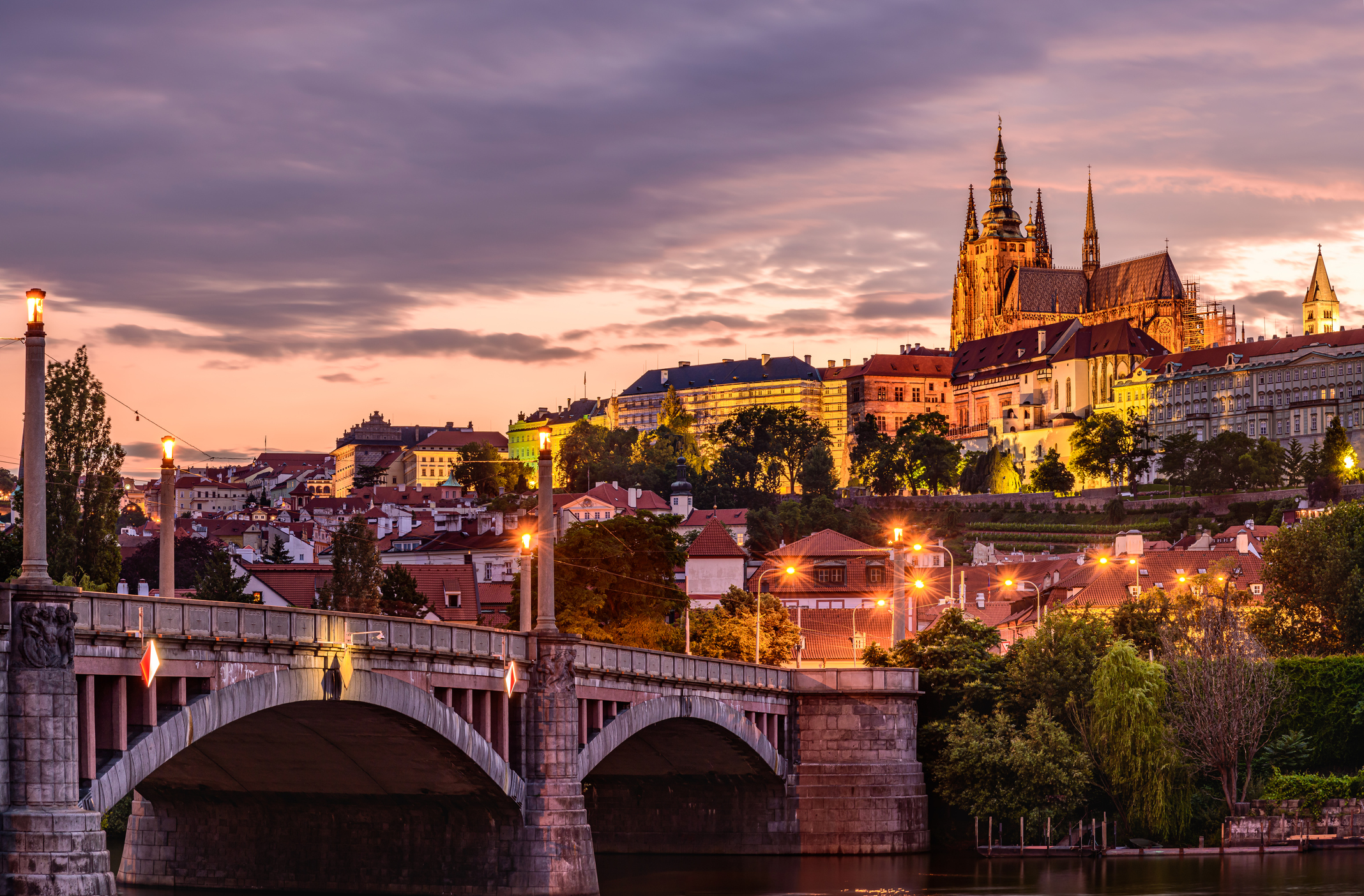 Vlak od Bruxellesa do Praga