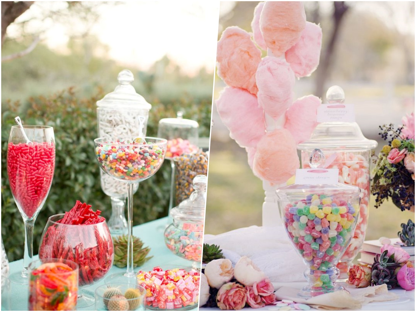 Slatki stol sa slatkišima za vjenčanja