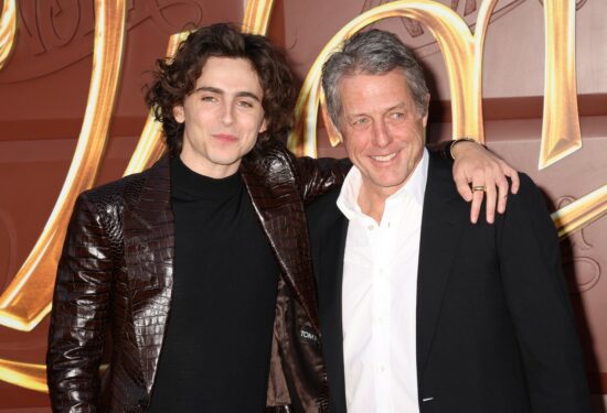 Hugh Grant Timothee Chalamet Wonka