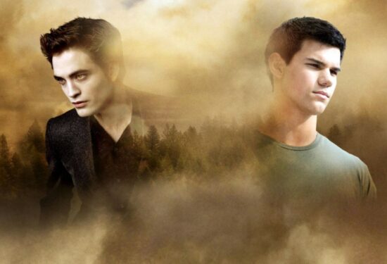 Taylor Lautner Robert Pattinson Twilight Sumrak Edward Jacob