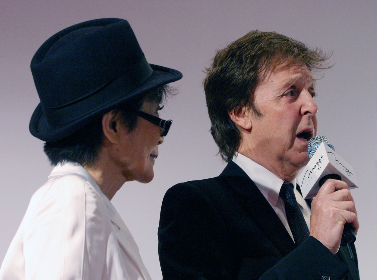 Paul McCartney Yoko Ono John Lennon