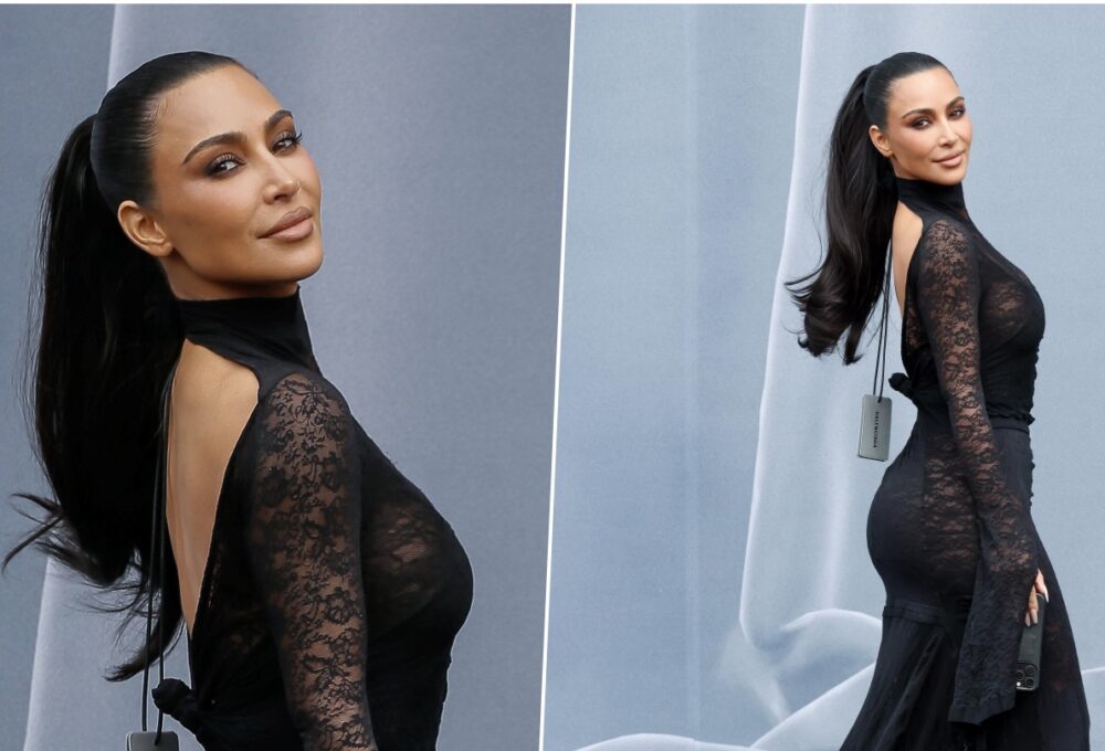 Kim Kardashian kosa frizura ljepota Balenciaga hello magazine croatia hrvatska visoki rep Kim Kardashian