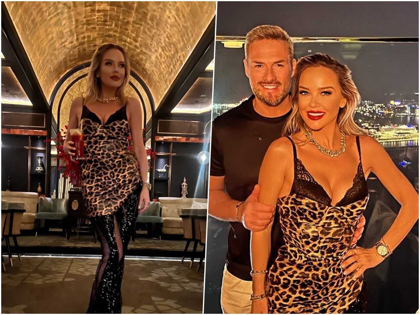 Maja Šuput Dubai hello magazine croatia hrvatska Maja Šuput leopardski uzorak