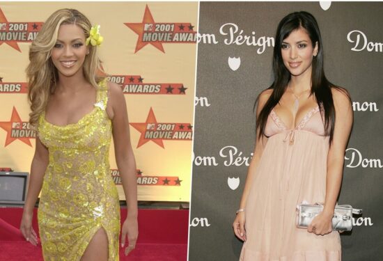 Beyonce i Kim Kardashian mladi dani crveni tepih dizajeneri hello magazine croatia Beyonce i Kim Kardashian