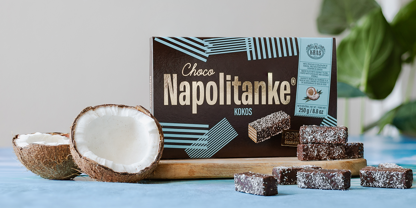 Choco Napolitanke kokos