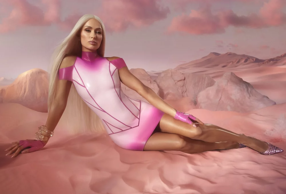 spray tan Paris Hilton