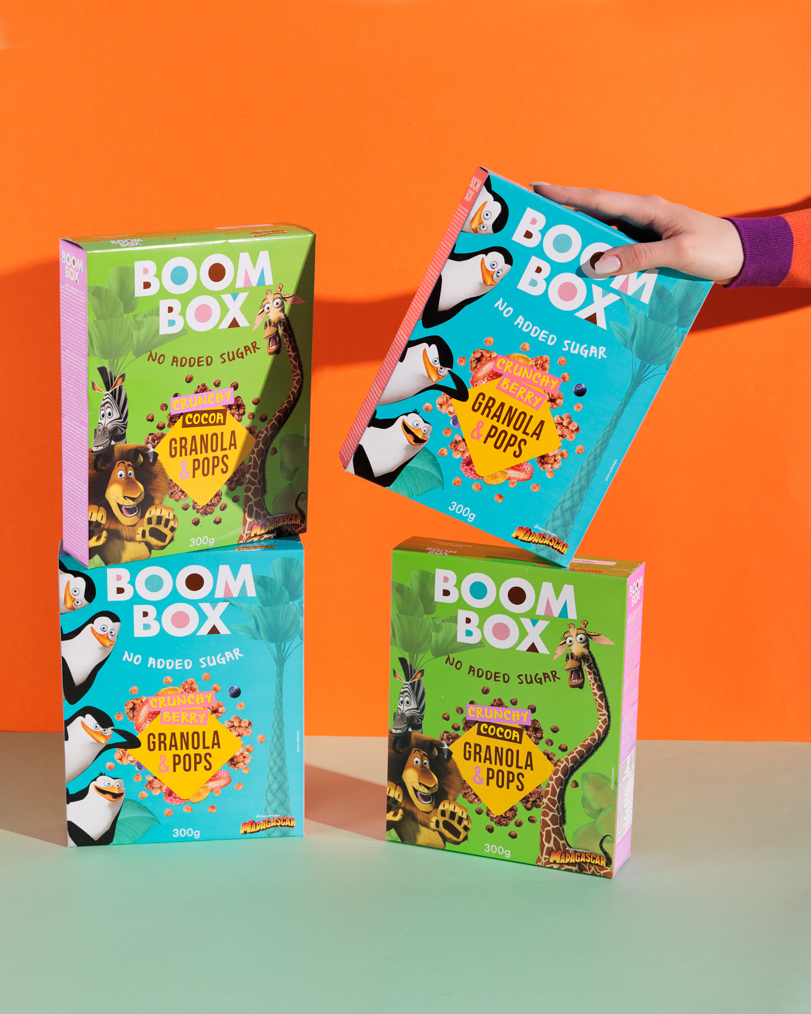 Boom Box žitarice zdrava prehrana djeca hello magazine croatia hrvatska Granola&Pops za djecu