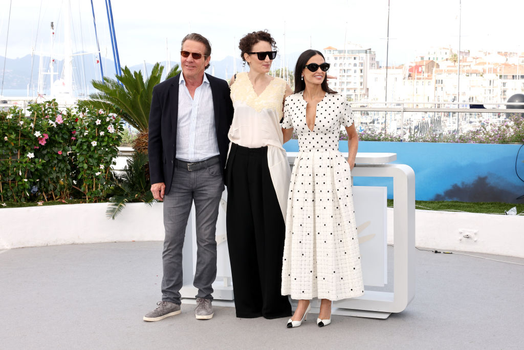 točkasta haljina hello magazine croatia hrvatska Demi Moore u Cannesu