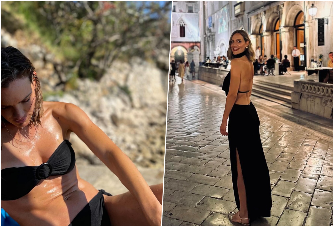 Ana Radišić hello magazine croatia Ana Radišić u crnom kupaćem kostimu glavna