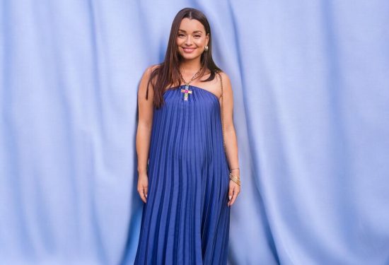 Sementa Rajhard trudnička plava ljetna haljina