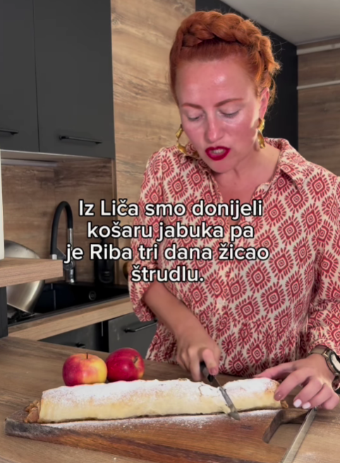 recept za štrudlu od jabuka hello magazine croatia hrvatska Ribafish Kasandra