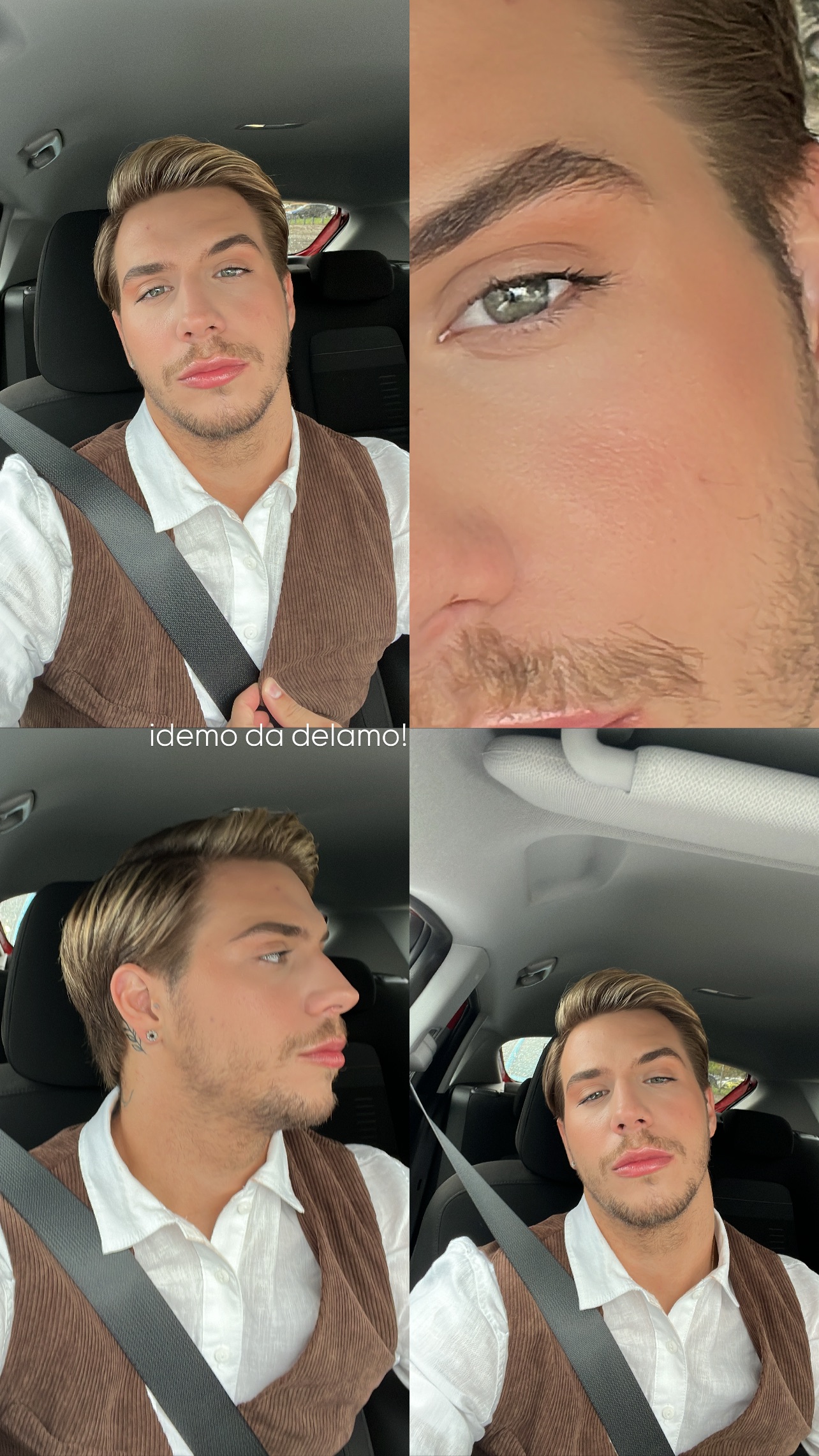 Marco Cuccurin, influencer, jesenski makeup, ljepota, maskara, obrve, rumenilo, sjajilo, trendovi, stil, šminka za muškarce