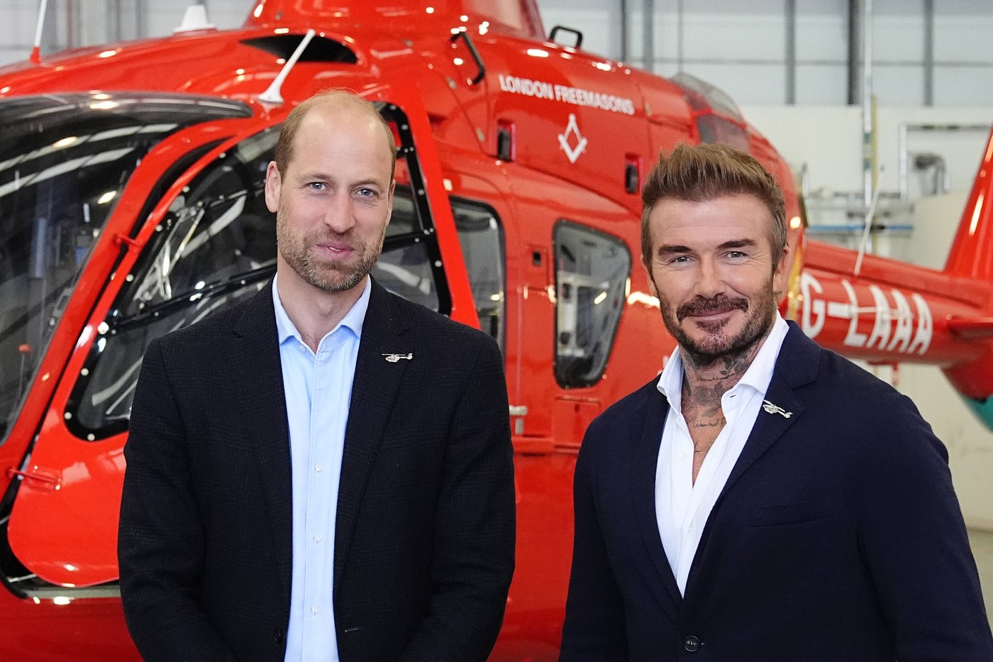 david beckham i princ william