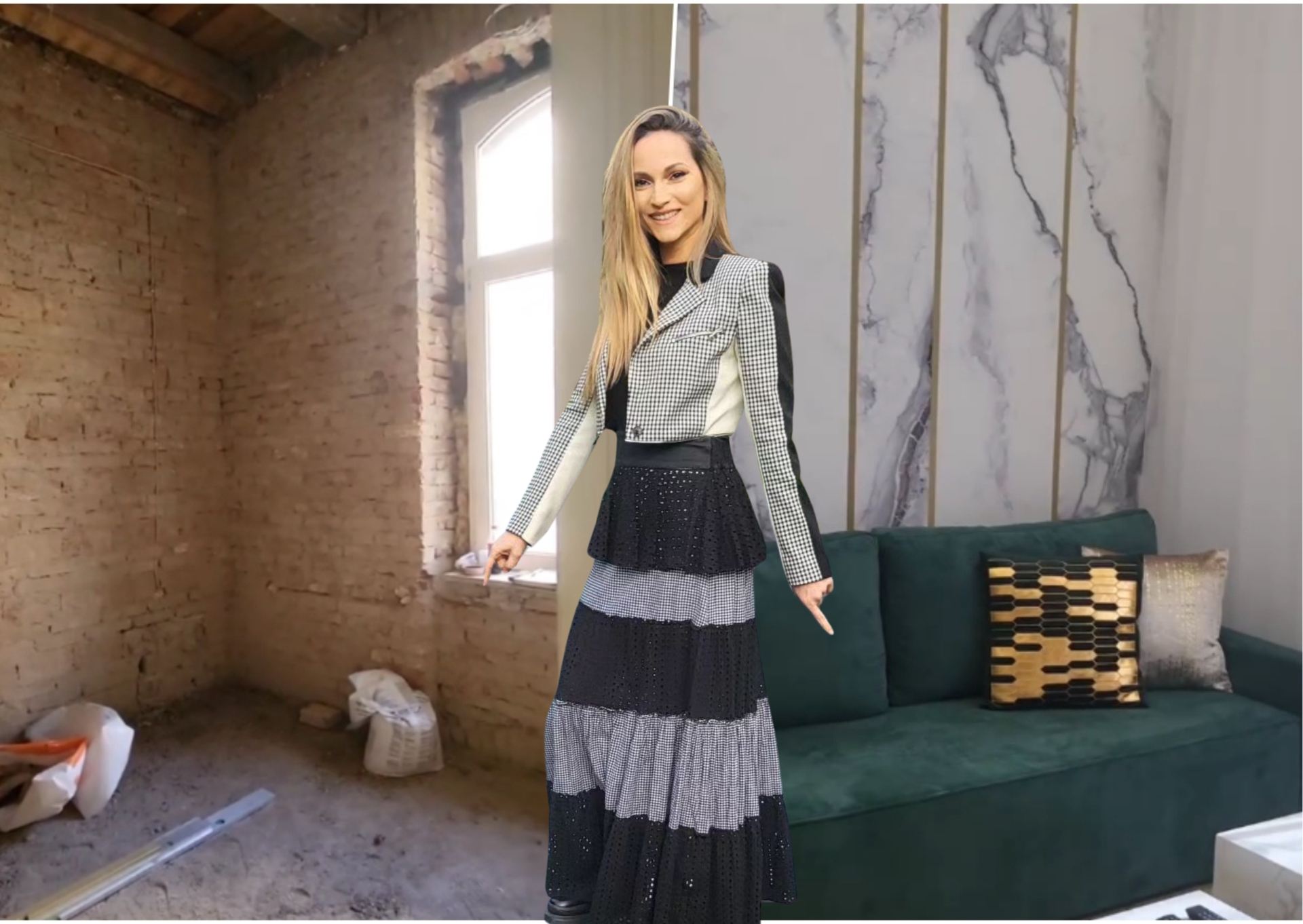 Pamela Ramljak, preuređenje stana, art deco stil, interijer, elegantan dizajn, geometrijski oblici, luksuzni materijali, kava i stil, modni trend, inspiracija za dizajn