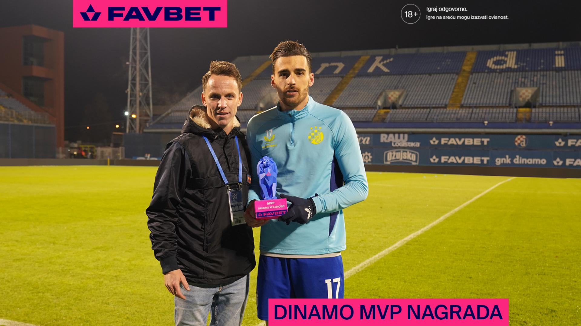 FAVBET MVP nagrada, najbolji igrač Dinama, uručiti nagradu, glasovanje za MVP, Dinamo 2024, nogometna nagrada, FAVBET nagrada, Dinamo fan zona