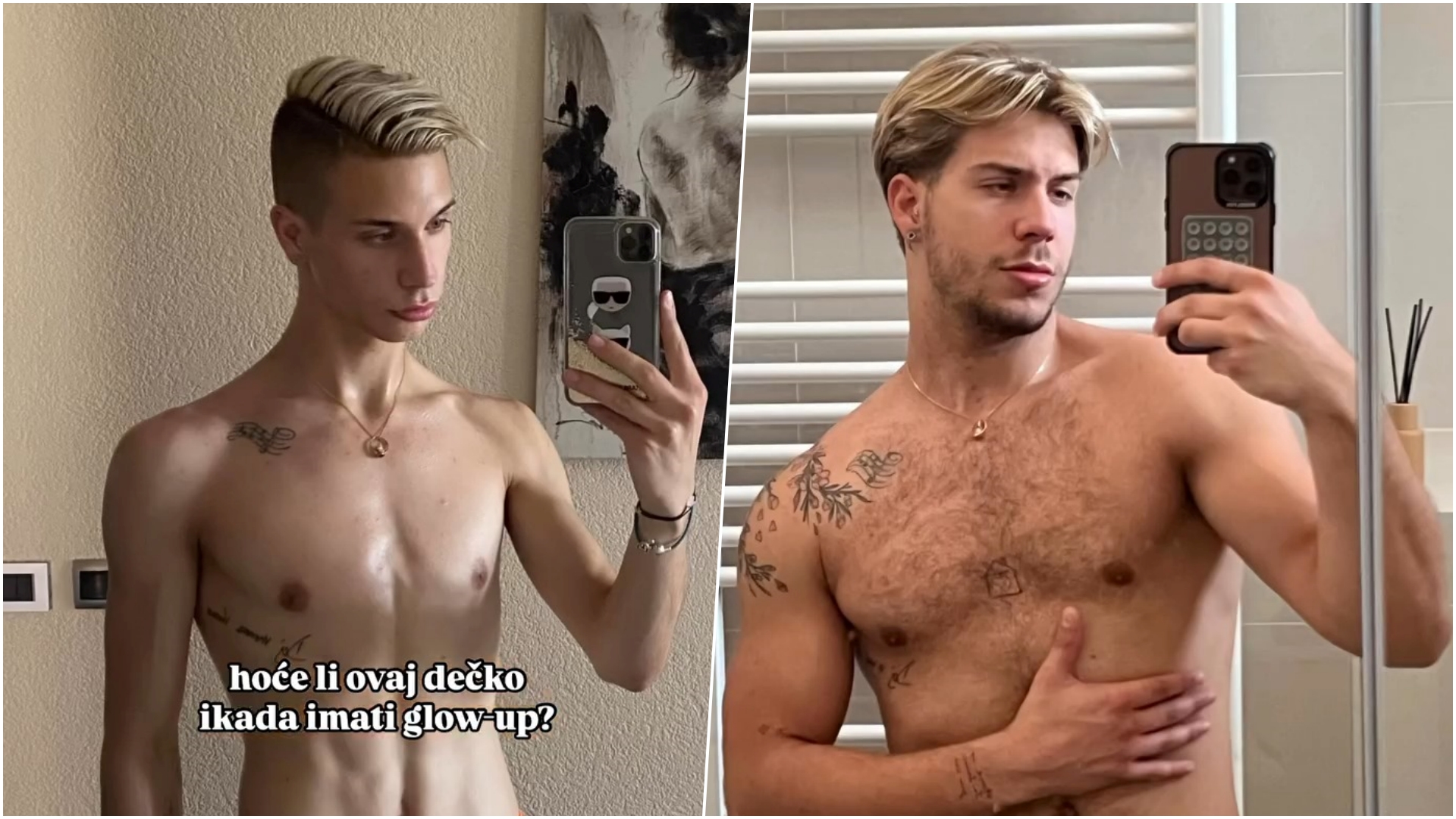 Marco Cuccurin glow up, Marco Cuccurin twunk, Marco Cuccurin femboy, Marco Cuccurin transformacija, Marco Cuccurin macho look