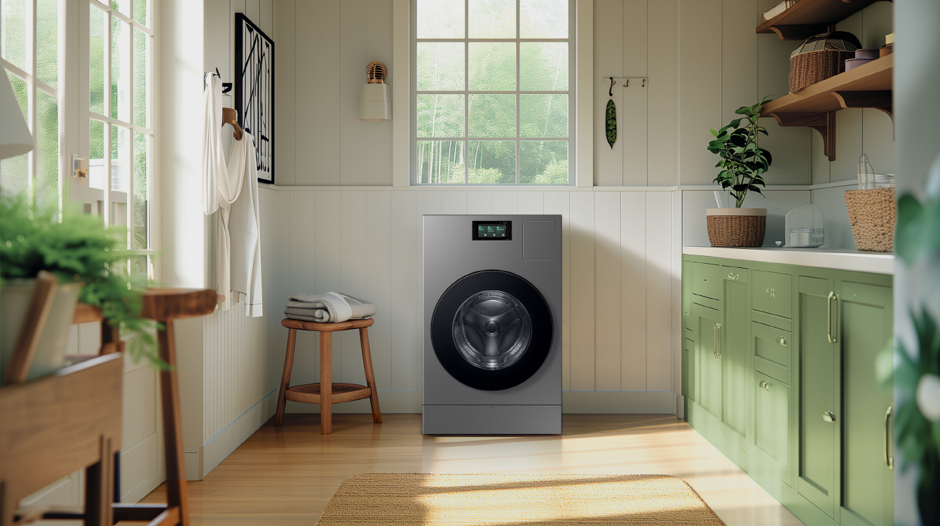 Samsung Bespoke AI Laundry Combo, AI perilica, sušilica rublja, pametni uređaji, inovativna tehnologija pranja, energetska učinkovitost, prostor, vrijeme, tehnologija umjetne inteligencije, rješenja za kućanstvo, SmartThings, ekološko pranje