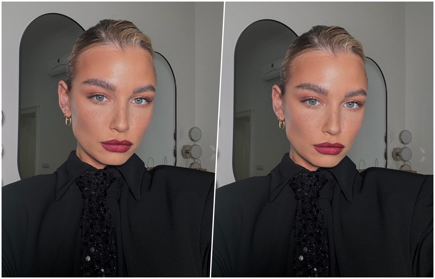 Elena Dizdar ima najljepšu ideju za blagdanski make up look su stilu supermodela