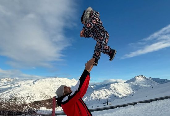 Pedro Soltz, zimske fotografije, obiteljski trenuci, snježna idila, zimske avanture, obitelj na snijegu, dirljive objave, Instagram trenutci