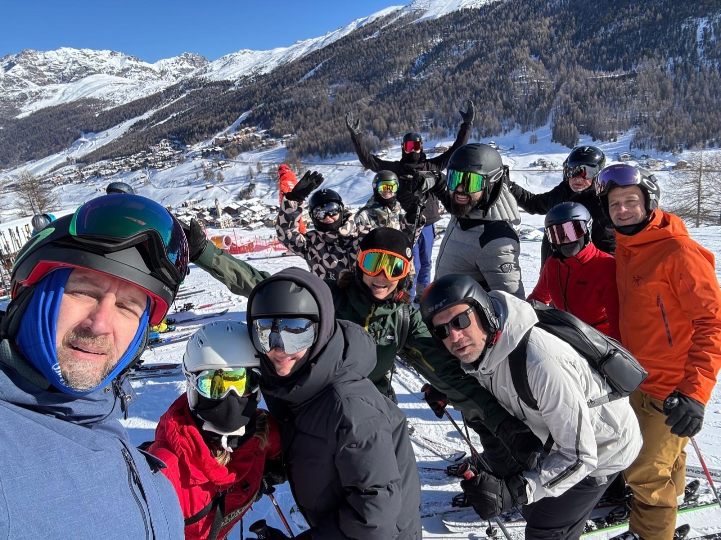 Viktorija Rađa, Dino Rađa, Livigno, skijanje, Carosello 3000, 25 godina Livigna, zimska čestitka, skijalište, Top Of The Mountain, obitelj na skijanju, prijatelji