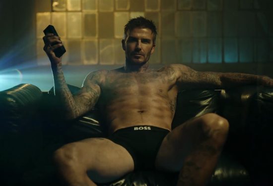 David Beckham, Hugo Boss kampanja, seksi fotografije