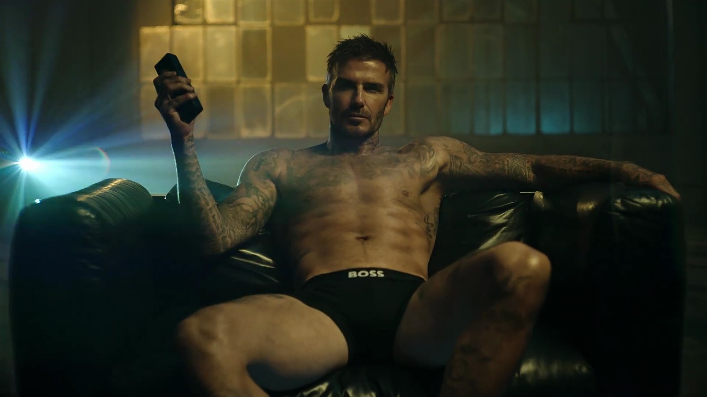 David Beckham, Hugo Boss kampanja, seksi fotografije