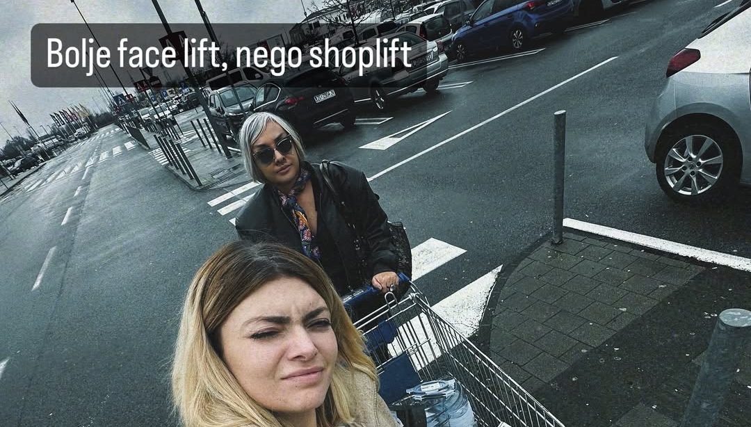 Ella Dvornik, Danijela Dvornik, face lifting, natečeno lice, shopping