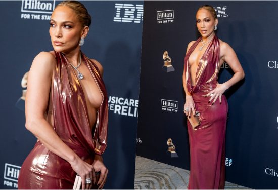 Jennifer Lopez u haljini s dekolteom hello magazine croatia hrvatska Grammy 2025