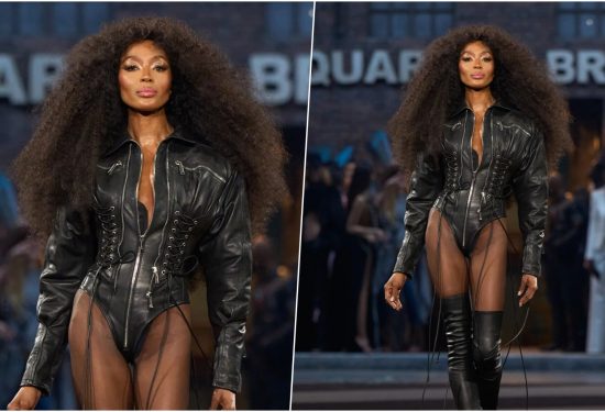 Naomi Campbell, Tjedan mode u Milanu, DSquared2 revija, Irina Shayk, Isabeli Fontana