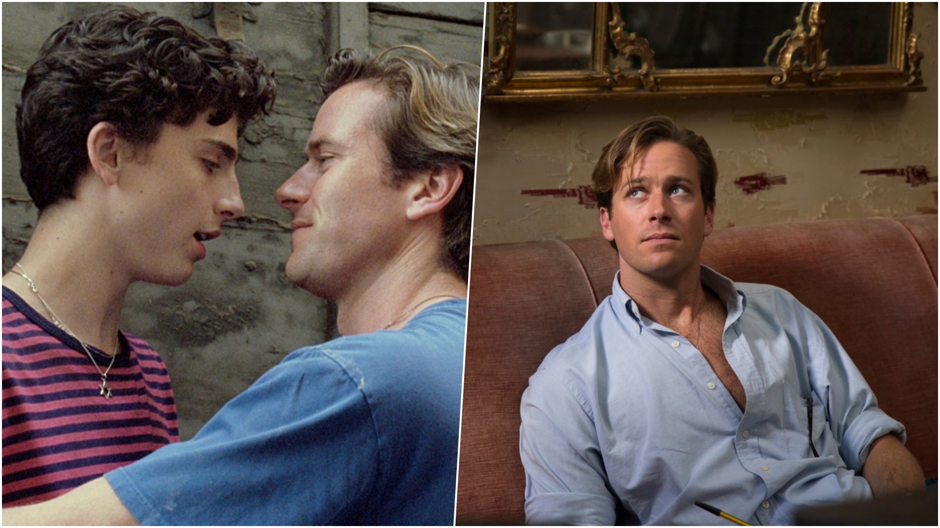 Armie Hammer, Call Me By Your Name, gay iskustvo, homoseksualni seks