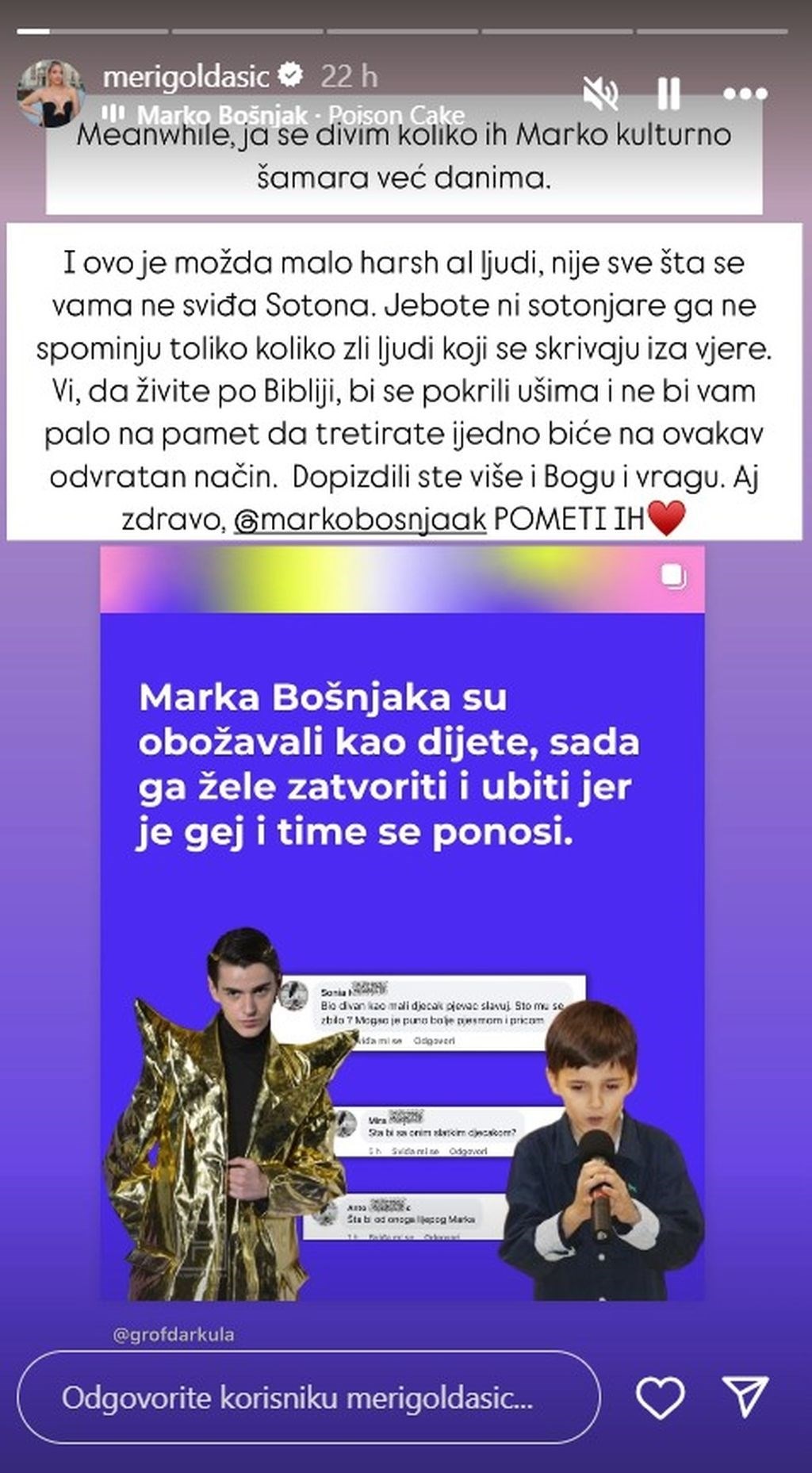 Domaća influencerica Meri Goldašić stala uz Marka Bošnjaka Hello Magazine Croatia