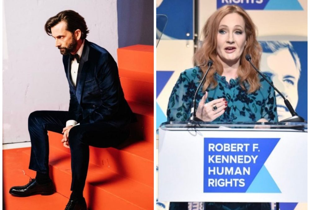 J.K. Rowling i david tennant