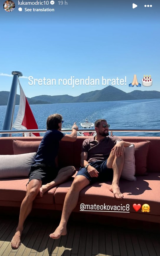 Luka Modrić čestitao Kovačiću rođendan Hello Magazine Croatia