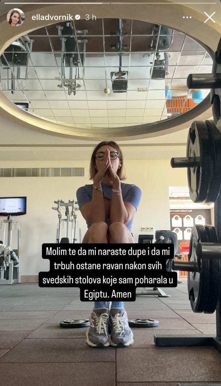 Ella Dvornik nakon Egipta