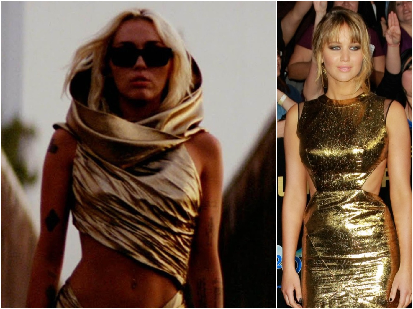 miley cyrus jennifer lawrence