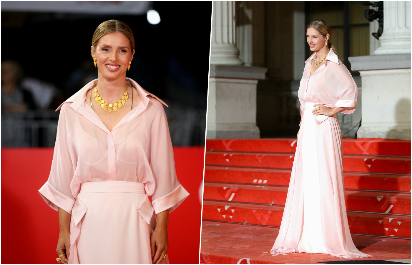 LEONA PARAMINSKI DONIJELA DAŠAK GLAMURA NA CRVENI TEPIH SFF-A U KREACIJI KAFTAN STUDIJA