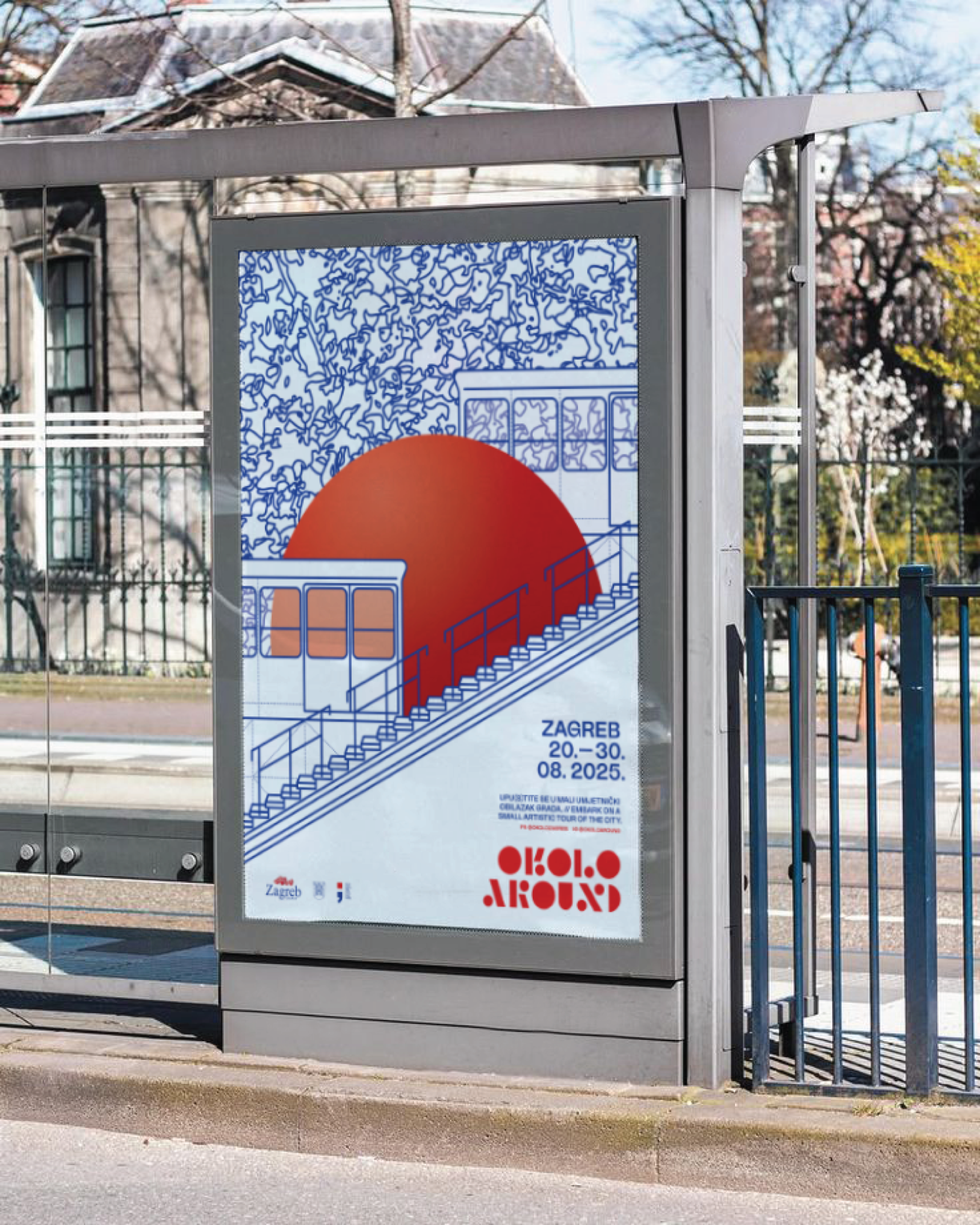 Okolo, Okolo Zagreb, umjetnost na otvorenom, Zagreb umjetnost, umjetničke instalacije, ulična umjetnost, street art Zagreb, galerija na otvorenom, umjetnički projekt, kulturni Zagreb, suvremena umjetnost, urbana umjetnost, hrvatski umjetnici, regionalna umjetnost, Lea Vene, Alma Bektaš, Trophilia, Ema Kobal, Promatrač, Ivana Mrčela, Naše sestre, Marko Gašparić, Hodač po žici, Dianne Trohar, Pošumljavanje, Inija Herenčić, Tragovi ljeta, Maša Barišić, Važna poruka, Marija Kulušić, Sklonište, Karlo Štefanek, stolice instalacija, Jelena Malenica, Chez 186, street art, Savska ulica, Koturaška, Varšavska ulica, Oktogon Zagreb, Zrinjevac, Gradec, Trg kralja Tomislava, javni prostor, umjetnost u javnom prostoru, kulturna scena, kulturni događaji Zagreb, art Zagreb, lifestyle Zagreb, događanja u Zagrebu, besplatni događaji Zagreb, umjetnički festival, festival suvremene umjetnosti, interaktivna umjetnost, umjetnost i zajednica, kreativna scena Zagreb, hrvatska kultura, kulturni vodič, događanja kolovoz Zagreb, što raditi u Zagrebu, ljeto u Zagrebu, kolovoz u Zagrebu, kultura na otvorenom, javna umjetnost, umjetničke skulpture, urbana scena, kreativni Zagreb, hrvatski dizajneri, hrvatski kreativci, art event Zagreb, umjetnost 2025, kulturni vodič Zagreb, kulturni život Zagreba, Zagreb prolazi, Zagreb trgovi, Zagreb parkovi, Zagreb ulična scena, umjetnički kolektivi, suvremeni umjetnici, mladi umjetnici, hrvatska kreativna scena, art life, art event, art lifestyle, kulturna inspiracija, hrvatski festival, festival Zagreb, inspiracija umjetnošću, okolo festival, umjetnost i društvo, umjetnost i svakodnevica, art installation, public art, outdoor art, Croatian art, art community, umjetnički Zagreb, art lovers Zagreb, urban festival, Croatia culture, Croatia lifestyle, Journal.hr kultura, inspirativna umjetnost, umjetnost i grad, umjetnost i priroda, art city Zagreb, kulturni turizam Zagreb