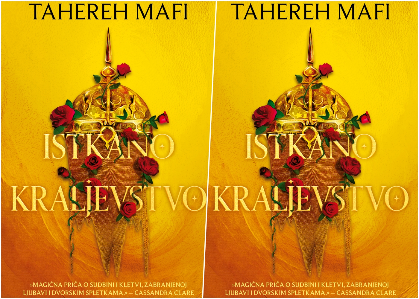 U središtu ove nove trilogije nalazi se Alizeh, mlada nasljednica kraljevstva džina, prisiljena skrivati svoj identitet dok pod krinkom sluškinje plete mrežu tajni. Njezine ledene vene i neobične oči kriju proročanstvo o izgubljenoj kraljici koja će osloboditi svoj narod. Kada se sudbina Alizeh ispreplete s princom Kamranom, čitatelje očekuje napeta priča o strahu, privlačnosti i iskupljenju koja će promijeniti cijeli svijet Ardunije. Inspirirana perzijskom mitologijom i islamskom kulturom, Mafi je stvorila epski svijet prepun intriga, opasnosti i romantičnih preokreta – idealno štivo za sve ljubitelje Sarah J. Maas i Leigh Bardugo. Kritičari ističu da je ovo djelo “blistavi dragulj kojem ne manjka oštrih bridova” te da je riječ o “briljantno sazdanoj epskoj fantaziji puna prevrata i napetosti”. Za one koji žele zaroniti u svijet u kojem se mitologija susreće s modernim pripovijedanjem, Istkano kraljevstvo predstavlja savršeni bijeg od stvarnosti. Prijevod na hrvatski jezik potpisuje Ana Katana, a ova knjiga obećava sate uzbudljivog čitanja koje će vas potpuno uroniti u magiju i misterij. Tahereh Mafi, američka autorica i poznata po serijalu Shatter Me, ponovno potvrđuje da zna kako stvoriti svjetove koji ostaju u srcu i mislima dugo nakon što se zatvori posljednja stranica. Ako volite priče koje spajaju emocije, mit i epsku avanturu – ovo je knjiga koju ne smijete propustiti.